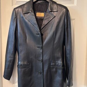Italian Leather Coat